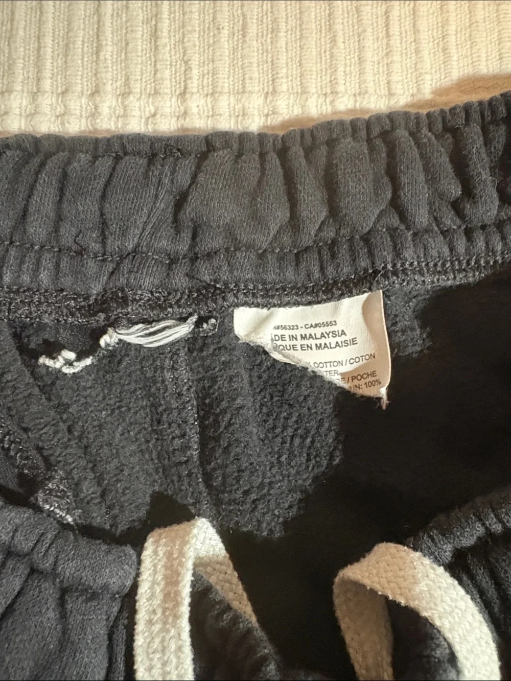 Nike Black Athletic Shorts with White Swoosh
